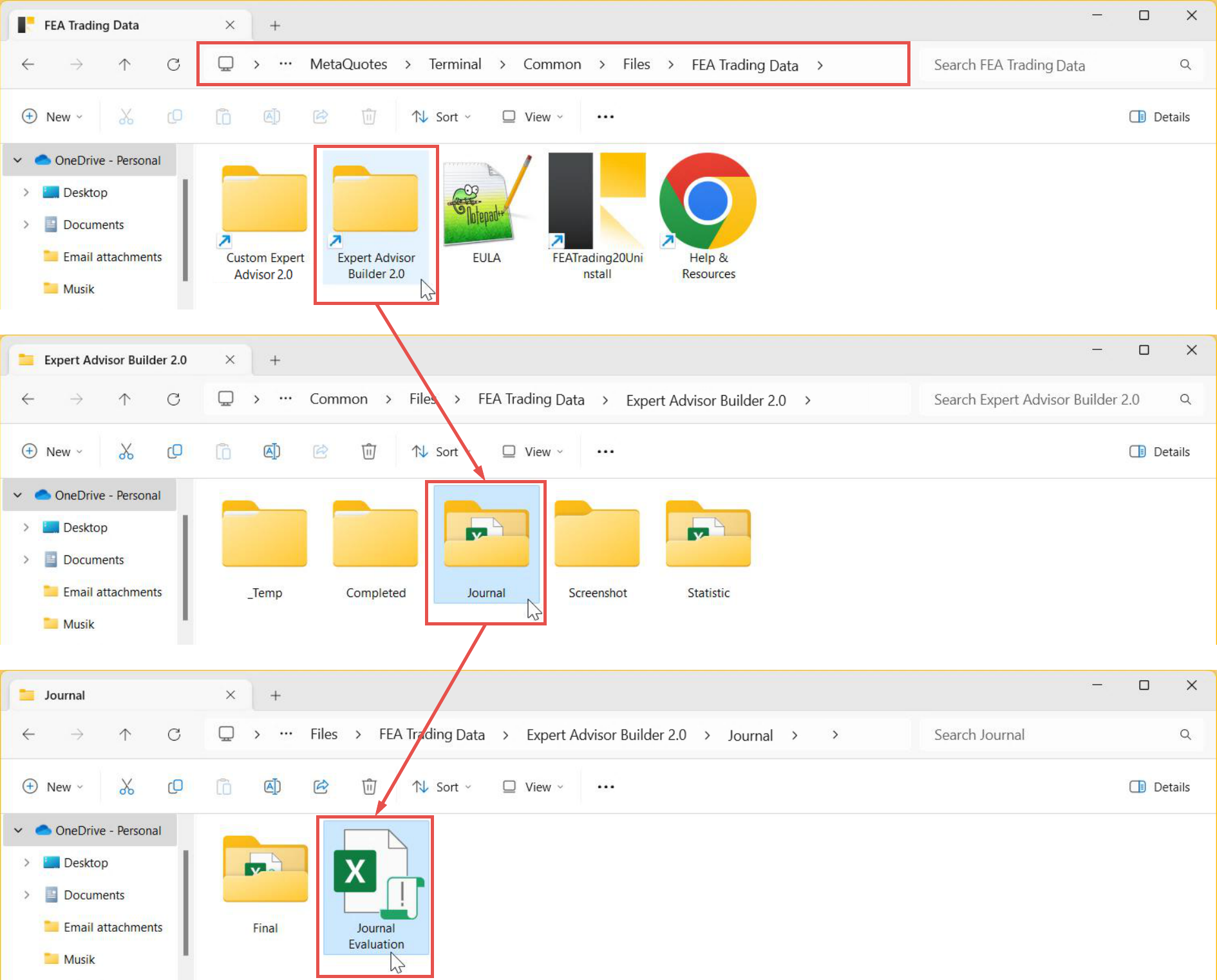 File Output, Journal, Folder path and data organization.png