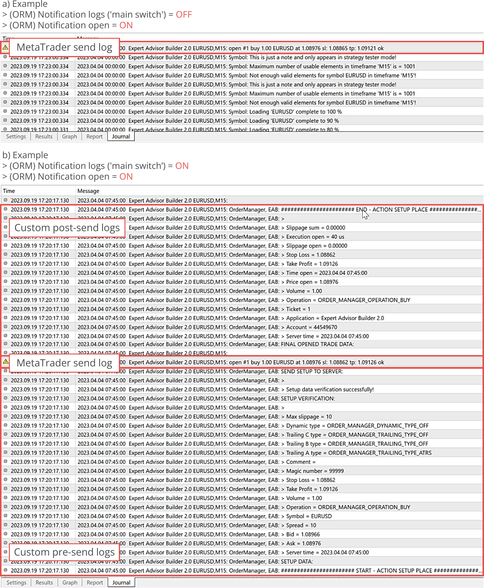 Configuration, Order Manager, Notification settings, Example logs.png