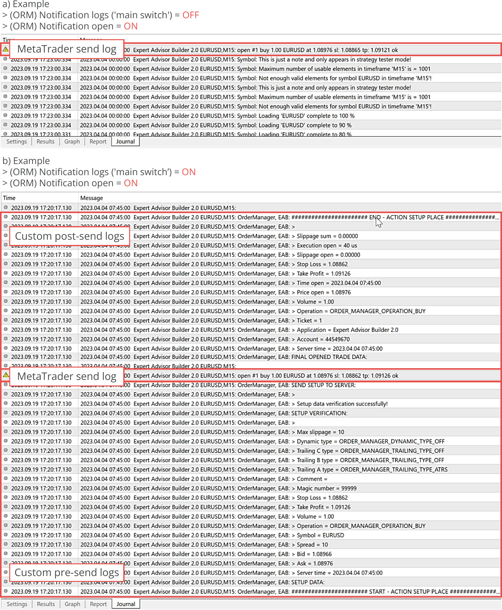 Configuration, Order Manager, Notification settings, Example logs.png