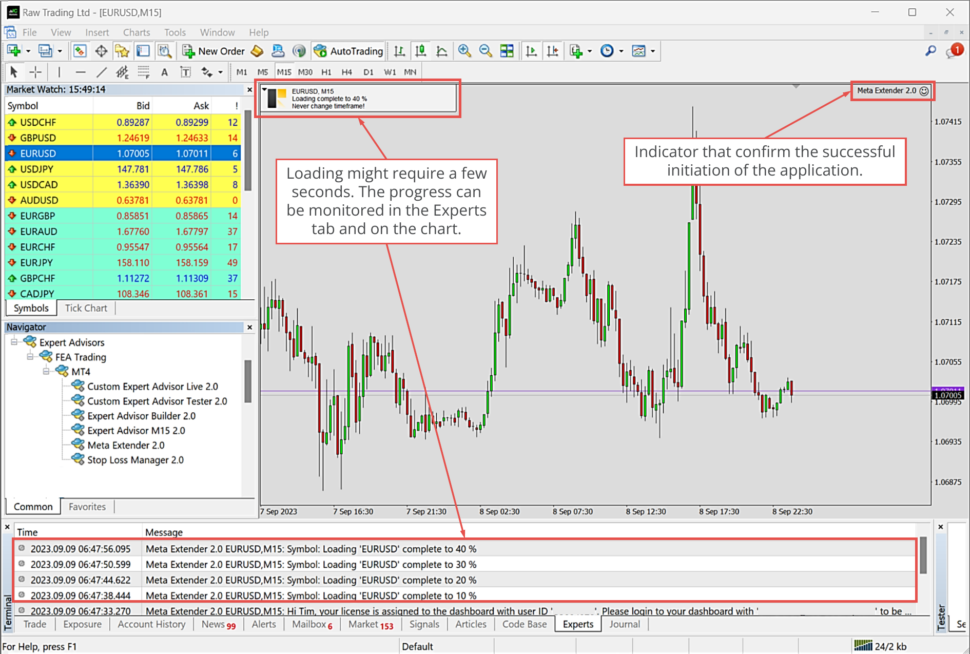 MetaTrader, Loading at application start.png