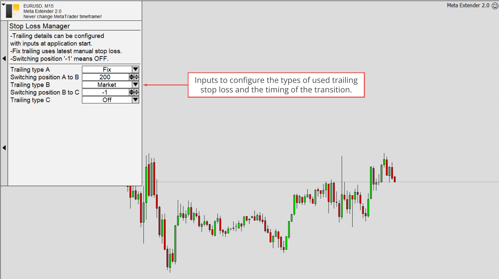 Stop Loss Manager, Widget overview.png