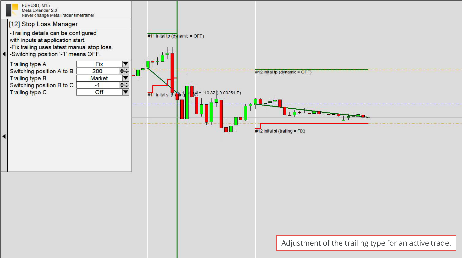 Active Trades, Trailing type adjustment of active trade.png